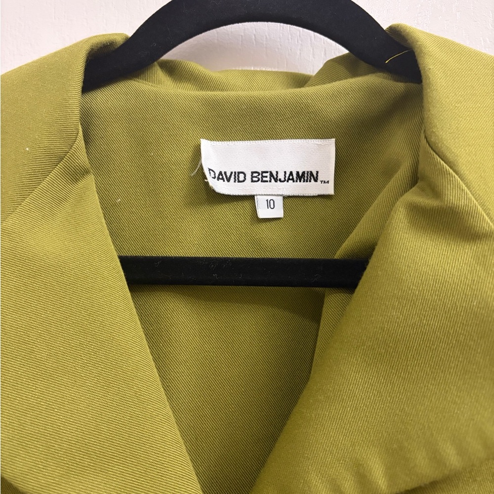 Olive longline blazer - Picture 3 of 6